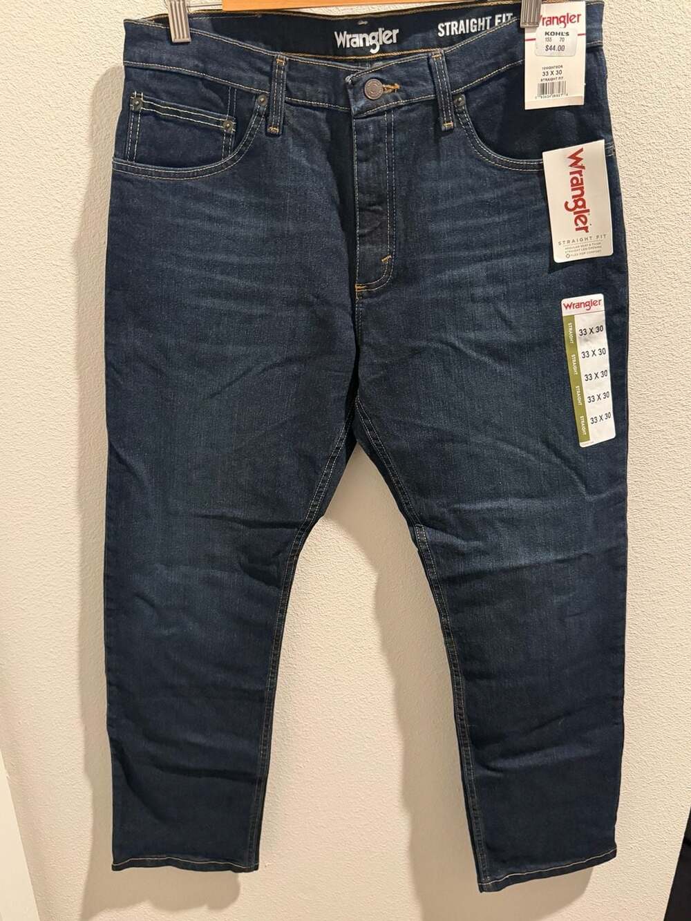 Wrangler Straight Fit Jeans 33x30